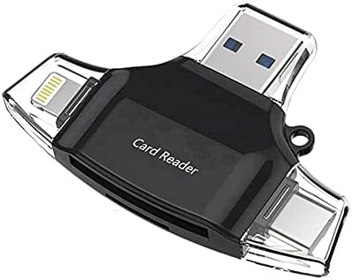 BoxWave Smart Gadget kompatibilan sa Facebook portalom Go - Allreader čitač SD kartica, čitač microSD kartica SD kompaktni USB Za