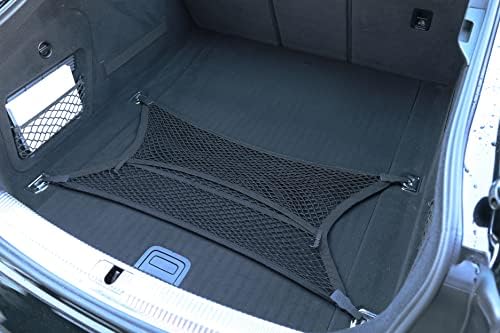 Trosotična mreža elastične mreže od katnog stila za Audi A5 2018-2023 - premium organizator i skladištenje prtljažnika - prtljaga