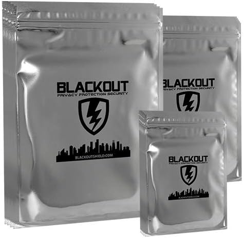 BLACKOUT Faraday Cage EMP torbe Premium Ultra debeli 20pc komplet za pripremu prenosni računari tableti pametni telefoni čvrsti diskovi