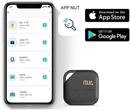 Nutale Key Finder, Matica 1pcs + NutPro 1pcs Bluetooth Tracker lokator predmeta sa privjescima za ključeve pet novčanika ili ruksaka