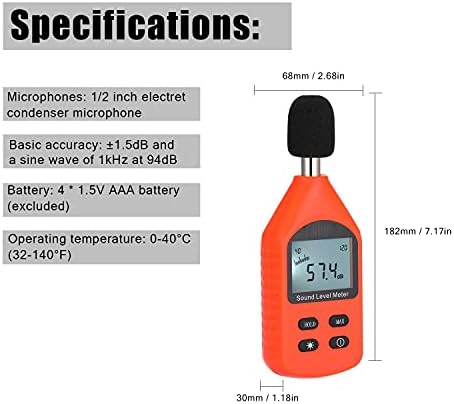 ZlxDP High Precision Decimetar digitalni šumski mjerač zaštite zvuka okoliša Tester za ispitivanje zvuka prije preciznog preciznog