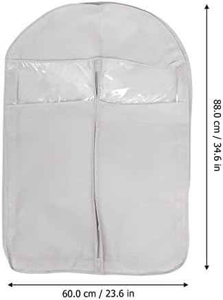 Doitool Blazers Closet Garment Bags Suit Cover: viseće torbe garderober Odjeća Cover Coat Protector Patentni zatvarač konfekcije Cover