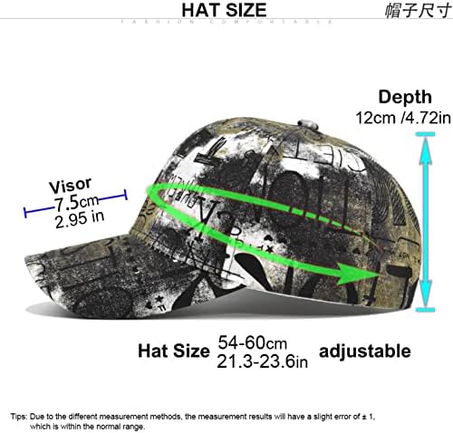 CAP za muškarce Grafički elegantni ženski vrhunski kapa Herbst kaubojski šeširi dnevno koristite tatu šešire Slouchy kape za muškarce