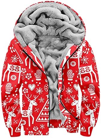 ADSSDQ Zimski kaputi za muškarce, prevelizirani pulover Novost muškarci izlaze na pad dugih rukava Zip grafički pulover13