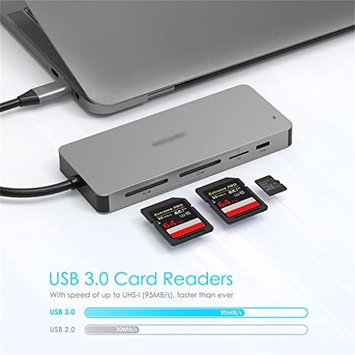 ZSEDP USB HUB na multi USB 3.0 Adapter Dock za M1 Pro Air Accessories USB-C tip C SD TF Splitter