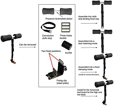 Pomoćnik za sedenje, držač za stopala za stomak za vežbanje u kući lako se instalira široka primena mala veličina za vežbanje