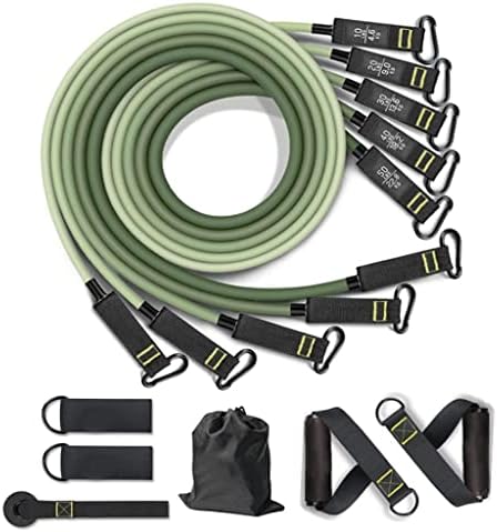 XXXDXDP 11 kom / Set TPE trake za otpor muškarac žena pojas za fitnes Yoga Pull Rope oprema za teretanu elastična gumena traka