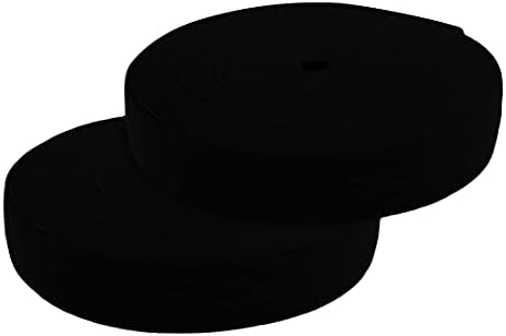 Gigi Crafts elastična traka za šivanje elastičnog kalema visoka elastičnost 1 inč x 11 jardi crno pakovanje od 2.