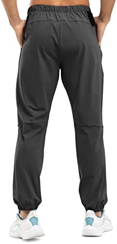 Rdruko muške golf joggers hlače isteknite brzi suhi pjesmi koji rade sa vježbama hlače sa džepovima sa zatvaračem