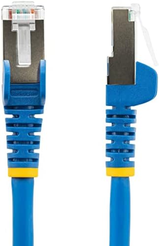 Starchech.com 6FT Cat6a Ethernet kabel - Nizak dim Zero Halogen - 10 Gigabit 500MHz 100W POE RJ45 S / FTP Blue Network Patch Cord