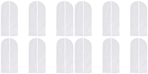 Alipis 12kom zaštitnici Zipper Extra viseći Organizator odijelo haljine Transparent Storage Clo odjeća za jasne potpuno zatvorene