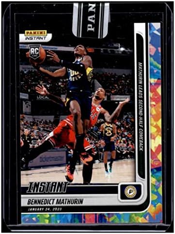 Benedikt Mathurin RC SSP 2022-23 Panini Instant Versicolor 1/5 Rookie 96 Pacers MT-MT + NBA košarka